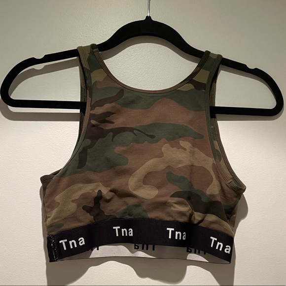 Aritzia TNA Camo Crop Top - Small - Picture 2 of 2